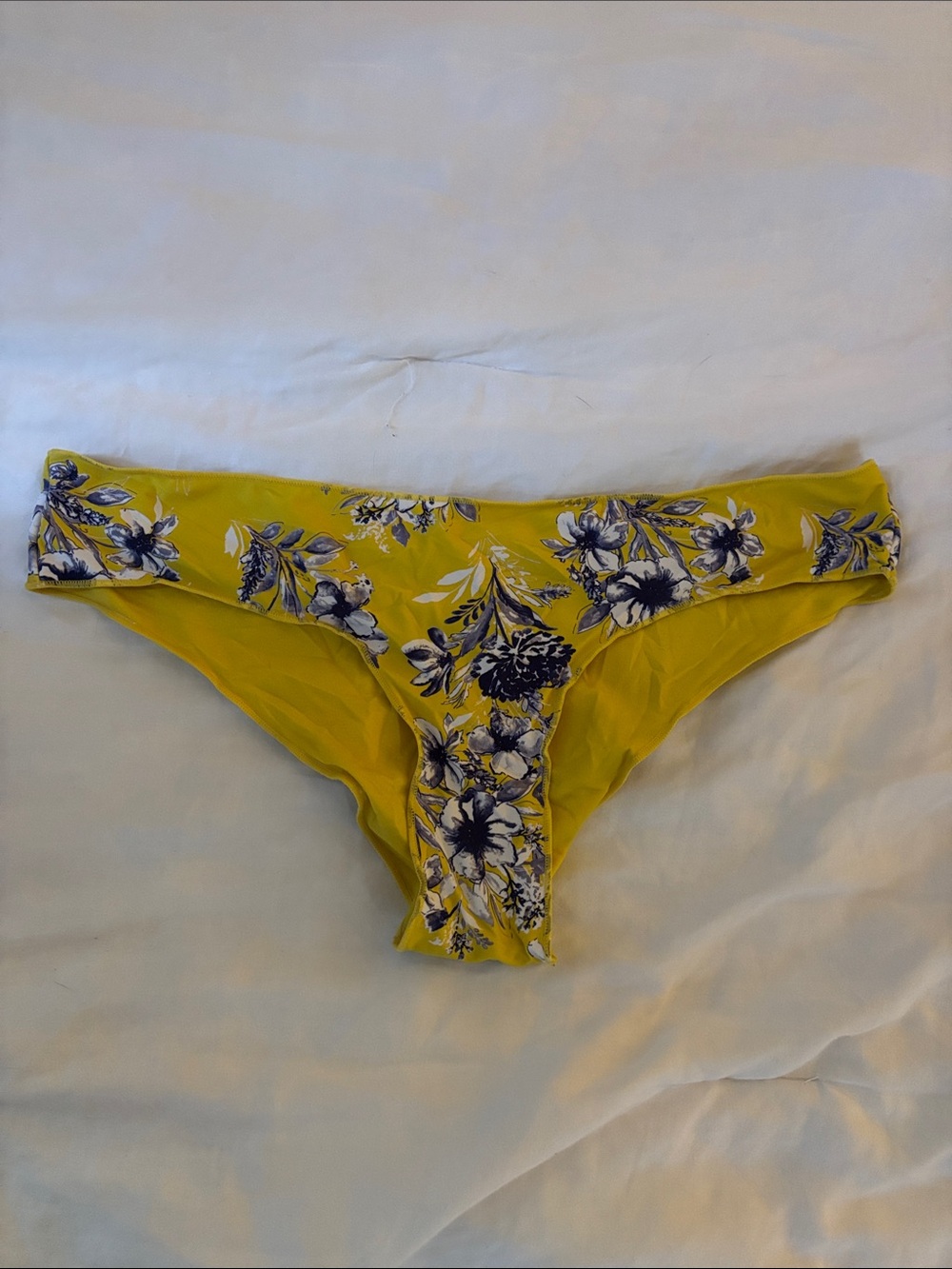 Yellow Floral Bikini Bottoms